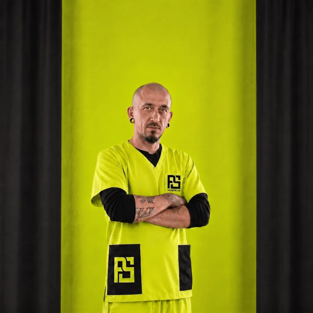 Paul Subțirel, designer și body piercer din Sibiu